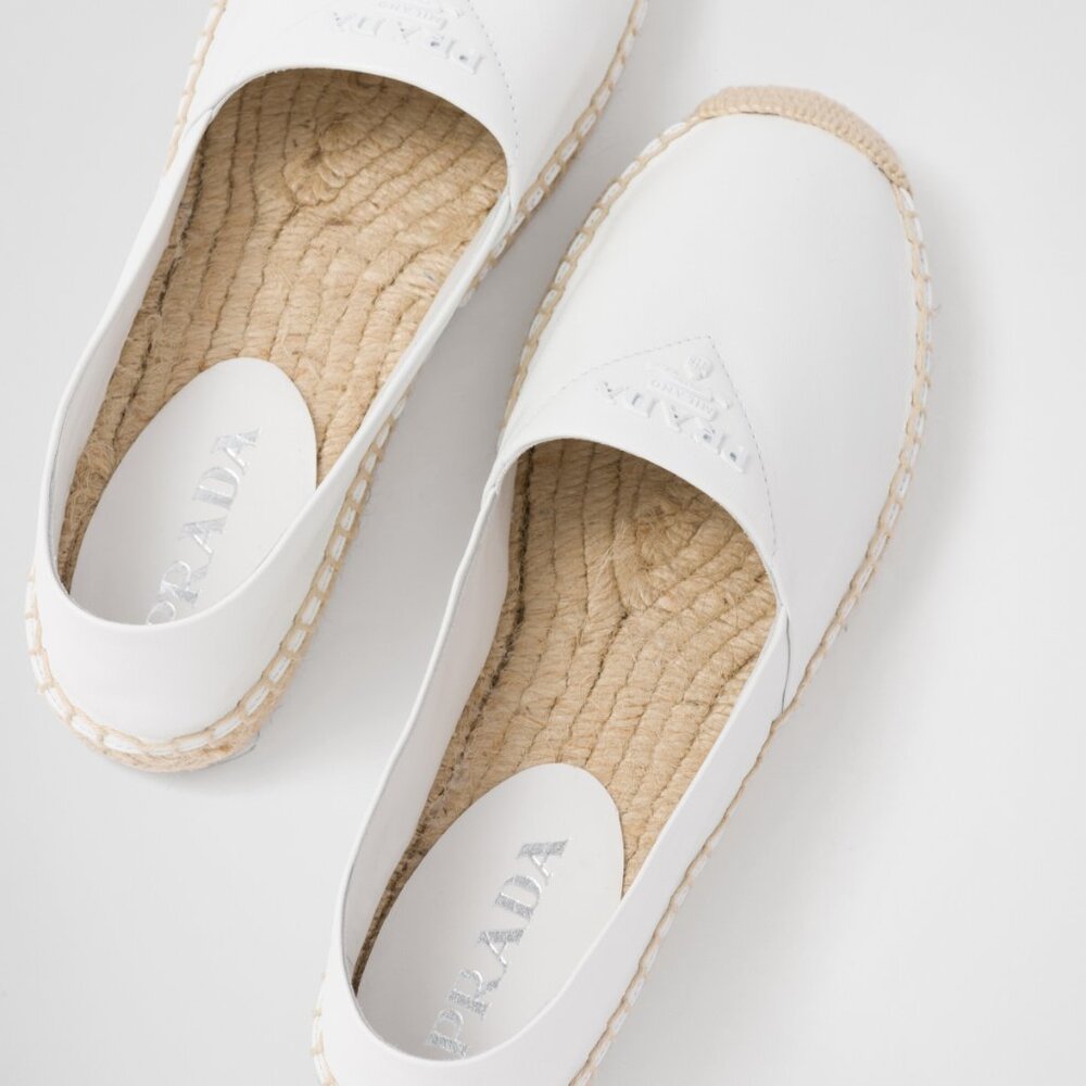 Prada | Nappa leather espadrilles